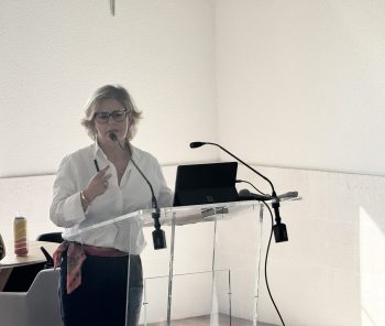 Aude Drounau, présidente du Syndicat des bouilleurs de profession du cognac.