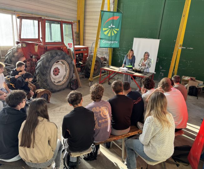Les ateliers ont eu lieu à l'exploitation du lycée agricole.